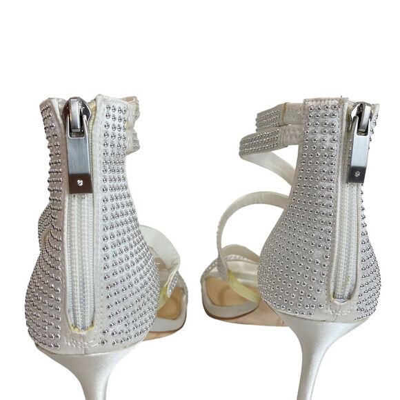 Vince Camuto Imagine IM- Prest, Pure White Deluxe Satin Women's US 8M - Picture 9 of 16